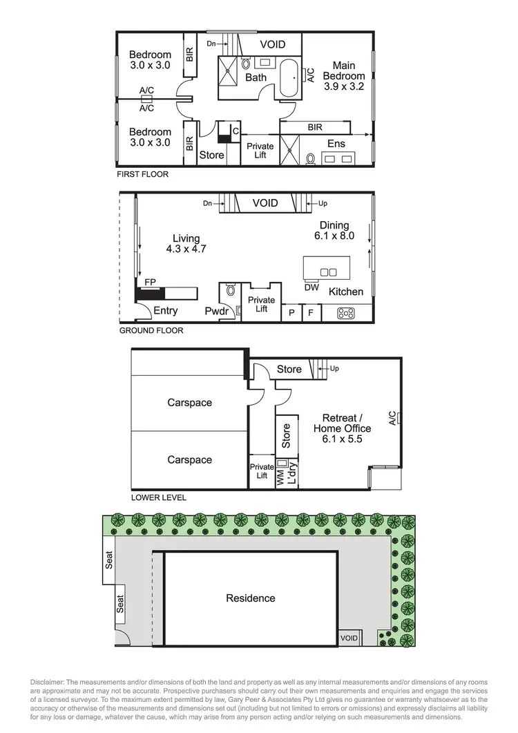 Floorplan of Homely townhouse listing, 25/3 Wilks Street, Caulfield North VIC 3161