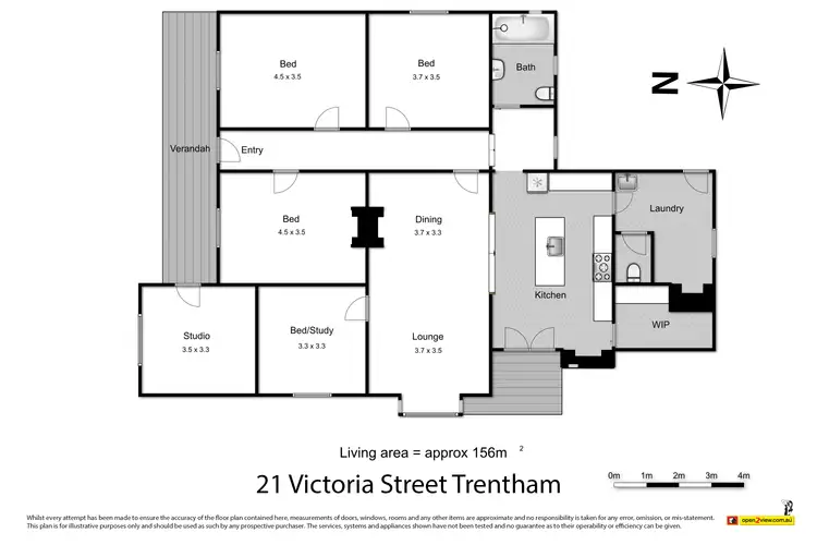 Floorplan of Homely house listing, 21 Victoria Street, Trentham VIC 3458