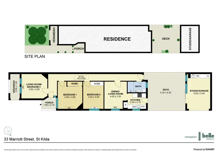 Floorplan of Homely house listing, 33 Marriott Street, St Kilda VIC 3182