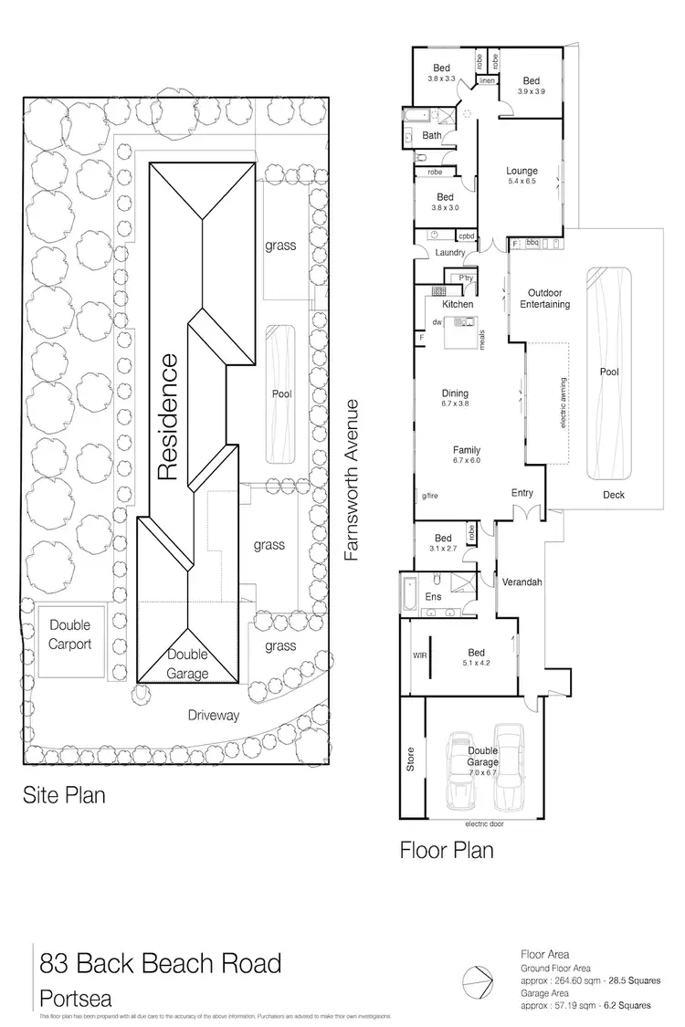 Floorplan of Homely house listing, 83 Back Beach Road, Portsea VIC 3944