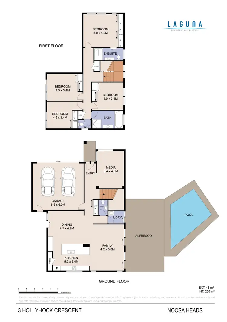 Floorplan of Homely house listing, 3 Hollyhock Crescent, Noosa Heads QLD 4567