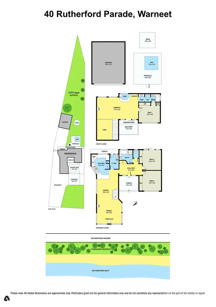 Floorplan of Homely house listing, 40 Rutherford Parade, Warneet VIC 3980