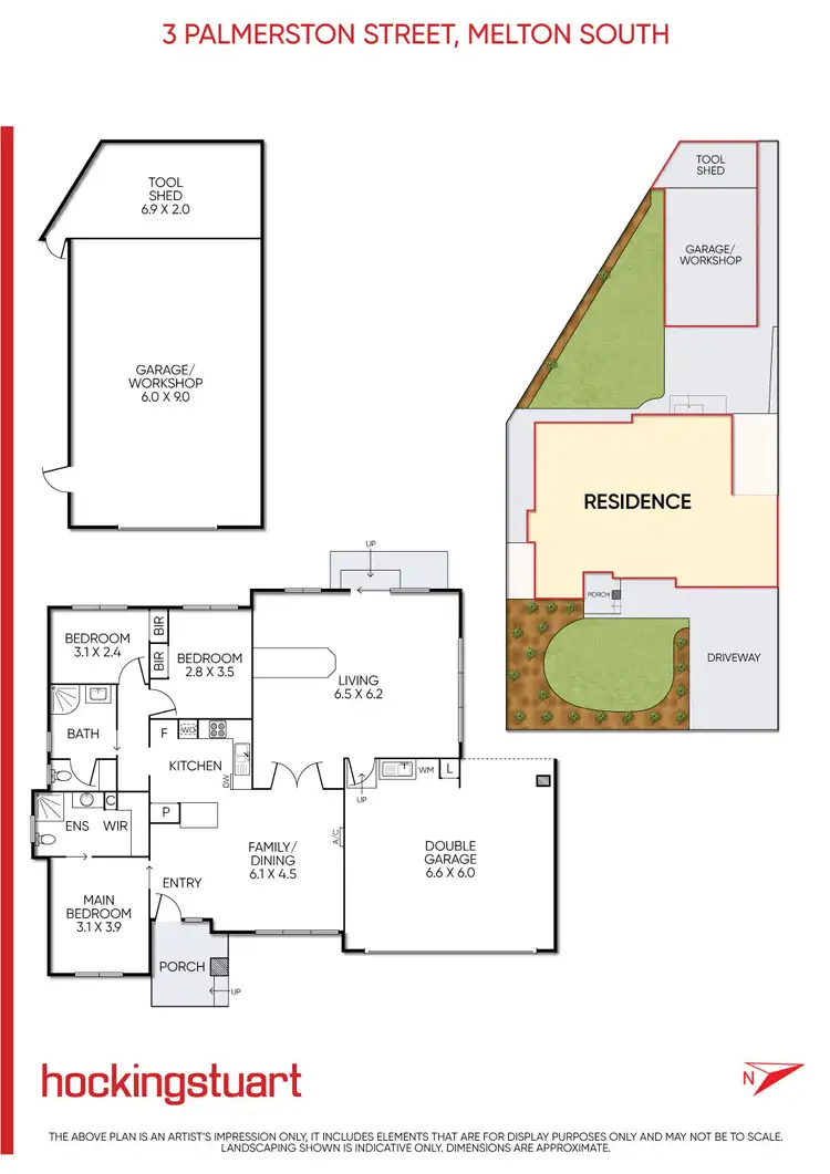 Floorplan of Homely house listing, 3 Palmerston Street, Melton VIC 3337
