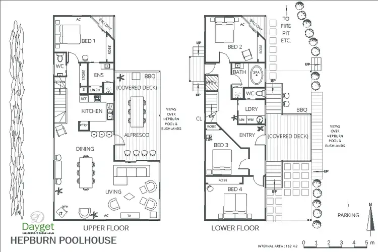 Floorplan of Homely house listing, 4 The Poolway, Hepburn Springs VIC 3461