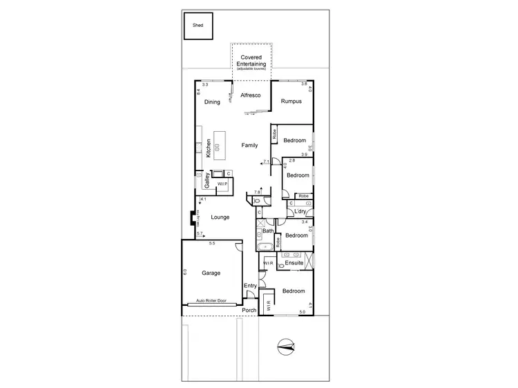 Floorplan of Homely house listing, 60 Ruby  Street, Preston VIC 3072