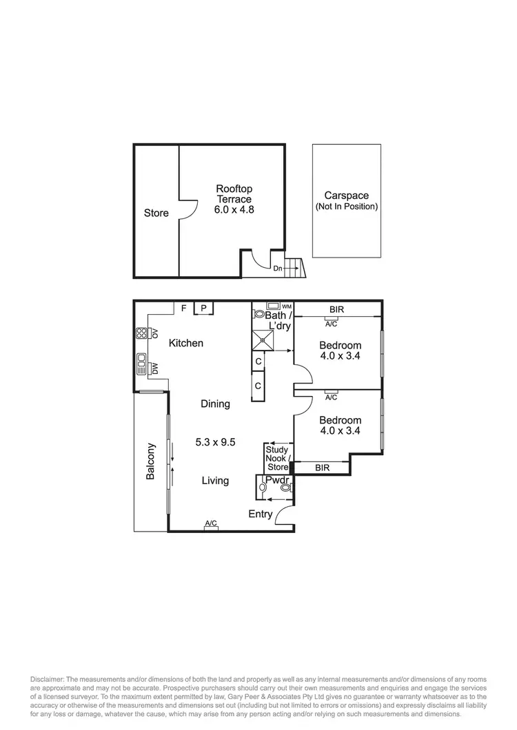 Floorplan of Homely apartment listing, 4/876 Glen Huntly Road, Caulfield South VIC 3162
