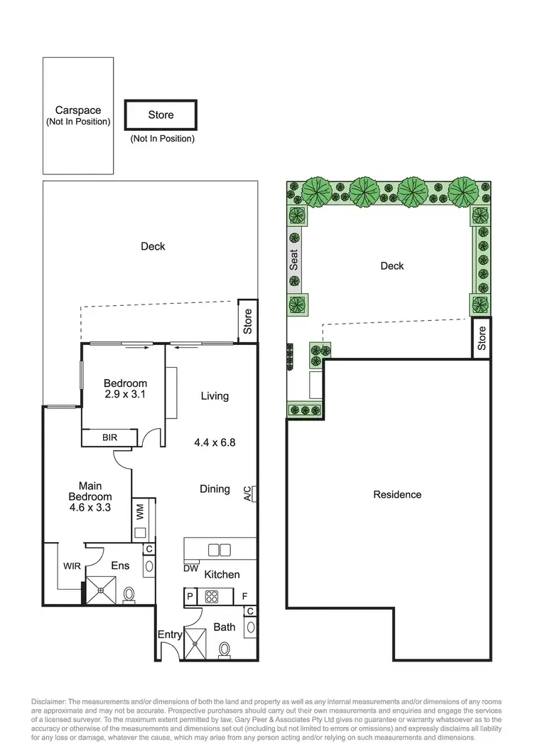 Floorplan of Homely apartment listing, 9/28 Jersey Parade, Carnegie VIC 3163