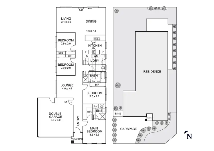 Floorplan of Homely house listing, 29 Myhaven Circuit, Carrum Downs VIC 3201