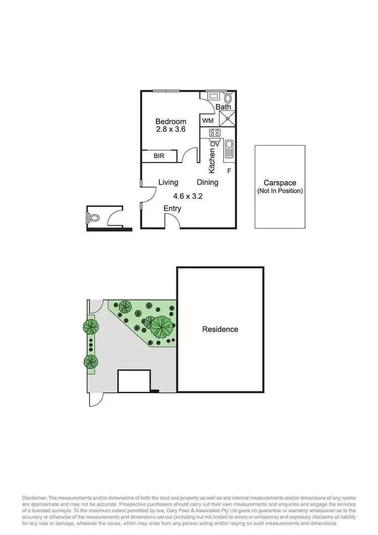 Floorplan of Homely unit listing, 6/30 Moonya Road, Carnegie VIC 3163