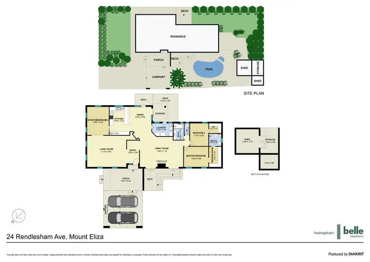 Floorplan of Homely house listing, 24 Rendlesham Avenue, Mount Eliza VIC 3930