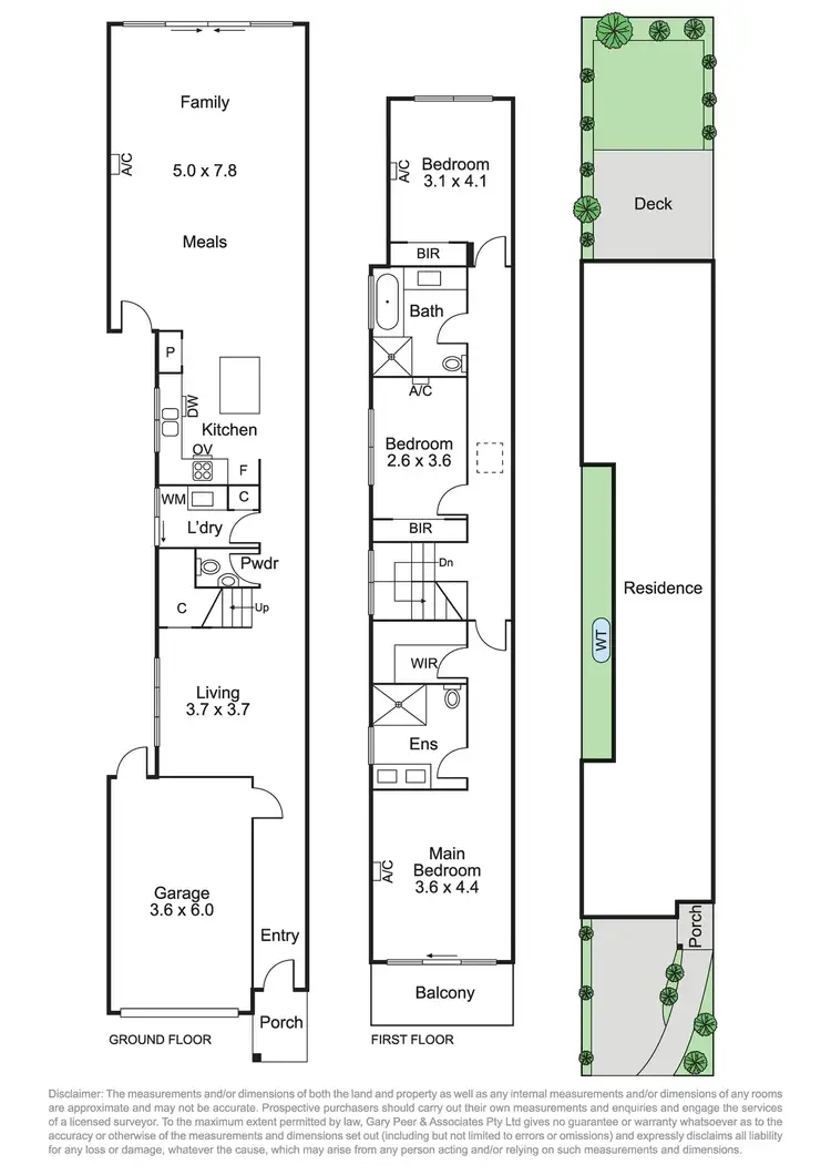 Floorplan of Homely townhouse listing, 34A Cedar Street, Caulfield South VIC 3162