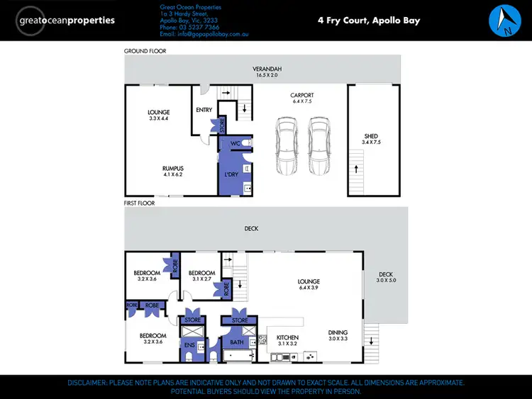 Floorplan of Homely house listing, 4 Fry Court, Apollo Bay VIC 3233