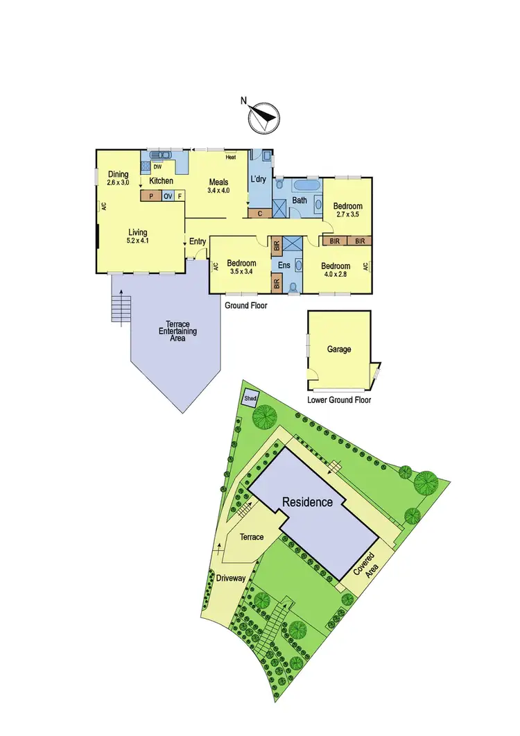 Floorplan of Homely house listing, 7 Parook Court, Diamond Creek VIC 3089