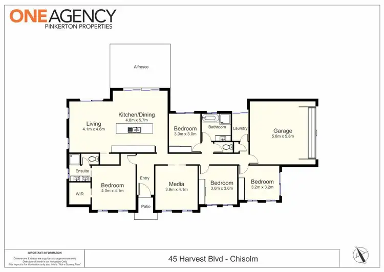 Floorplan of Homely house listing, 45 Harvest Boulevard, Chisholm NSW 2322