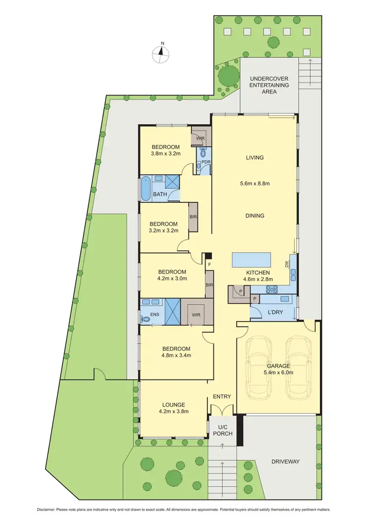 Floorplan of Homely house listing, 1 Canungra Way, Doreen VIC 3754
