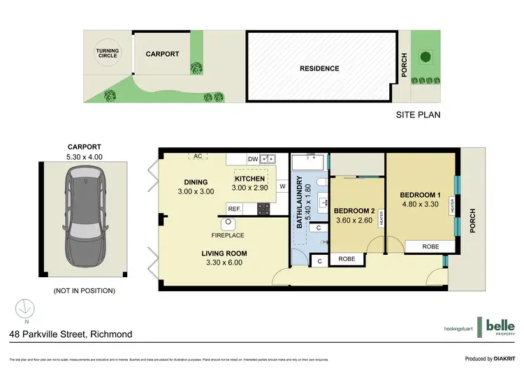 Floorplan of Homely house listing, 48 Parkville Street, Richmond VIC 3121