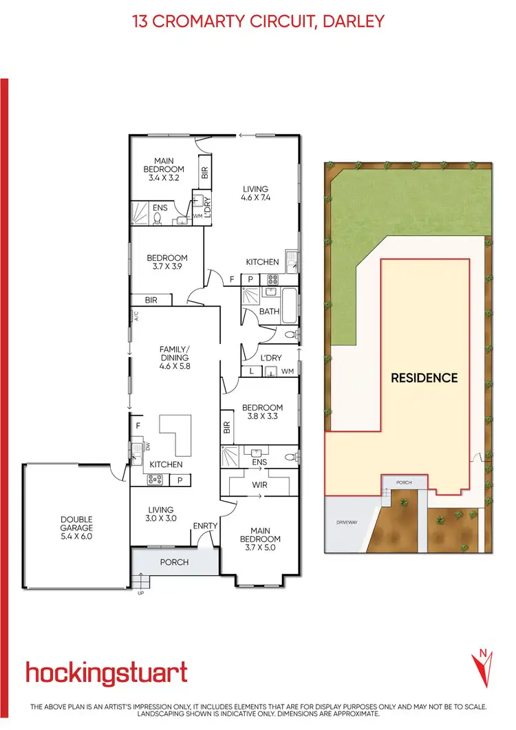 Floorplan of Homely house listing, 13 Cromarty Circuit, Darley VIC 3340
