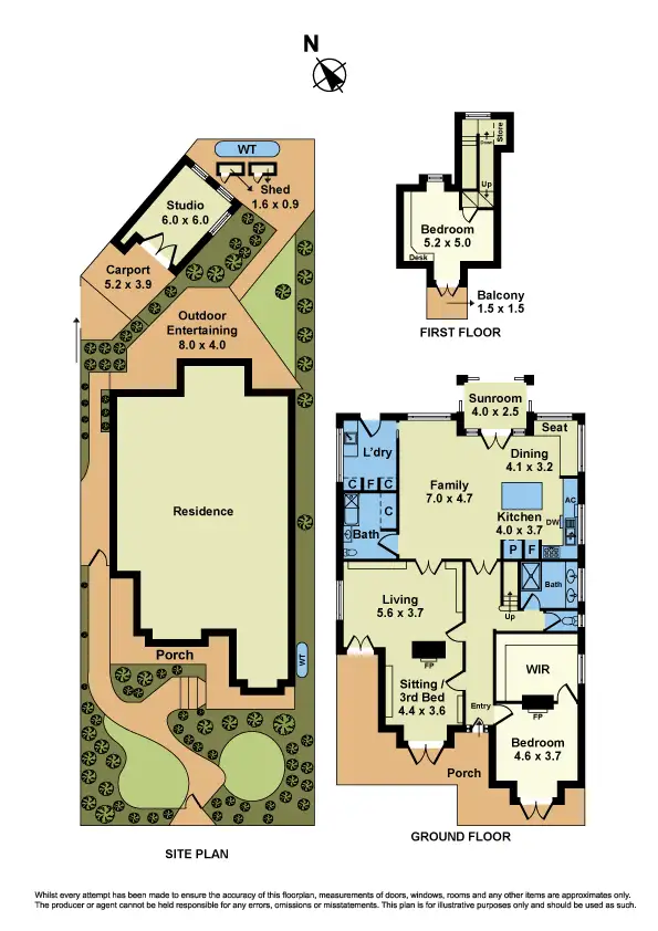 Floorplan of Homely house listing, 5 Esplanade, Williamstown VIC 3016