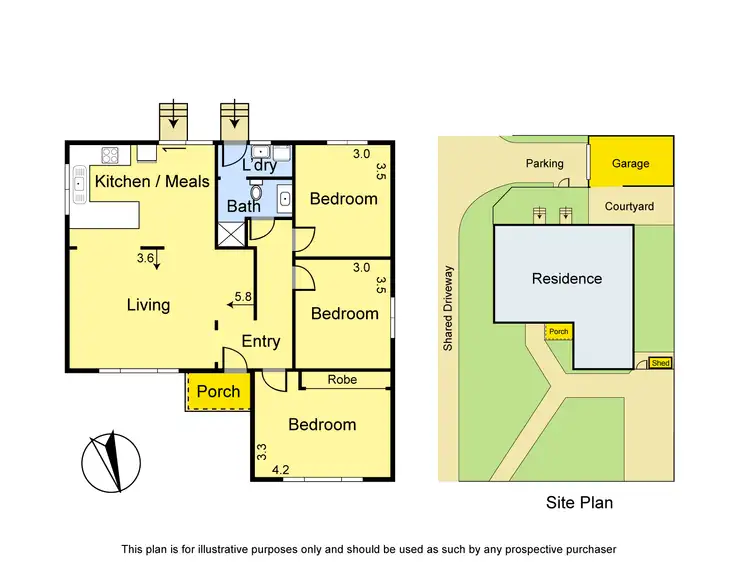 Floorplan of Homely house listing, 1/18 Leafield Street, Watsonia VIC 3087