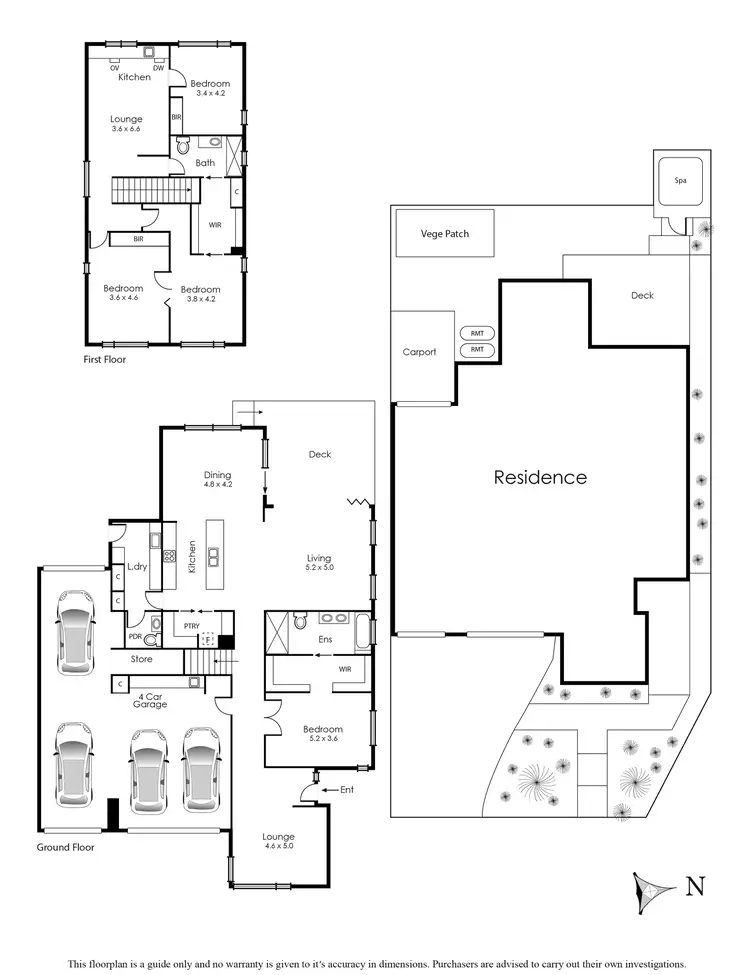 Floorplan of Homely house listing, 1 Melrose Street, Mordialloc VIC 3195