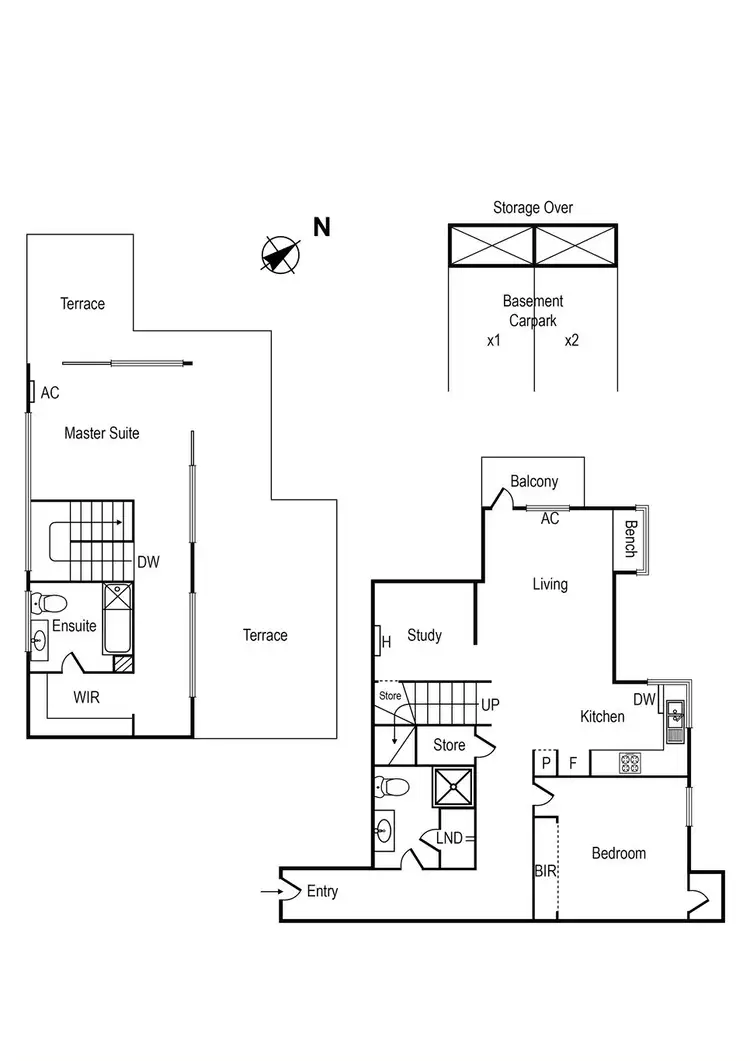 Floorplan of Homely apartment listing, 19/352 Canterbury Road, St Kilda West VIC 3182