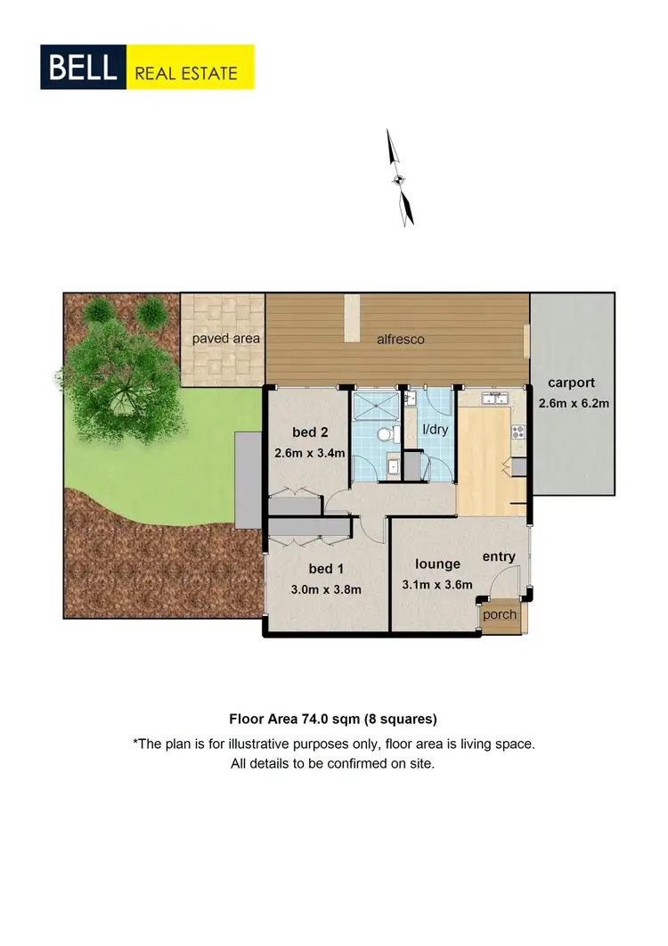 Floorplan of Homely unit listing, 2/14 Cave Hill Road, Lilydale VIC 3140