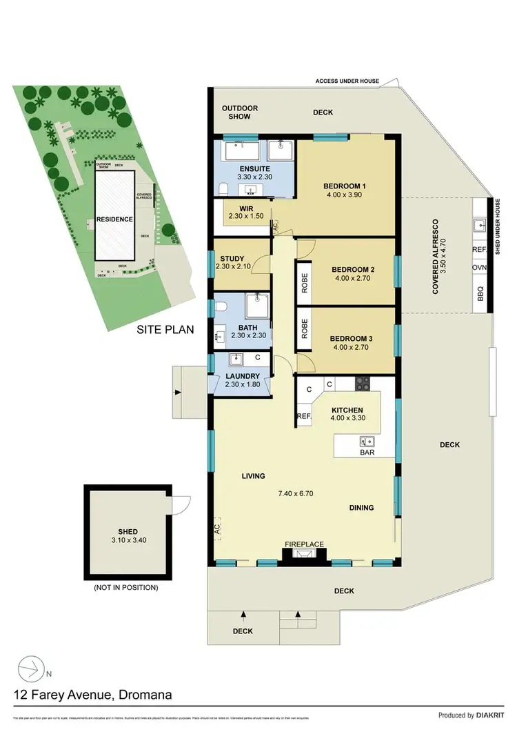 Floorplan of Homely house listing, 12 Farey Avenue, Dromana VIC 3936