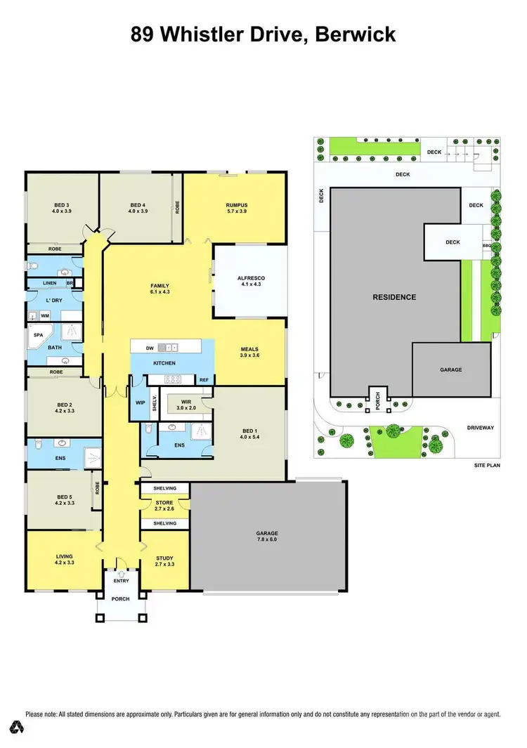 Floorplan of Homely house listing, 89 Whistler Drive, Berwick VIC 3806