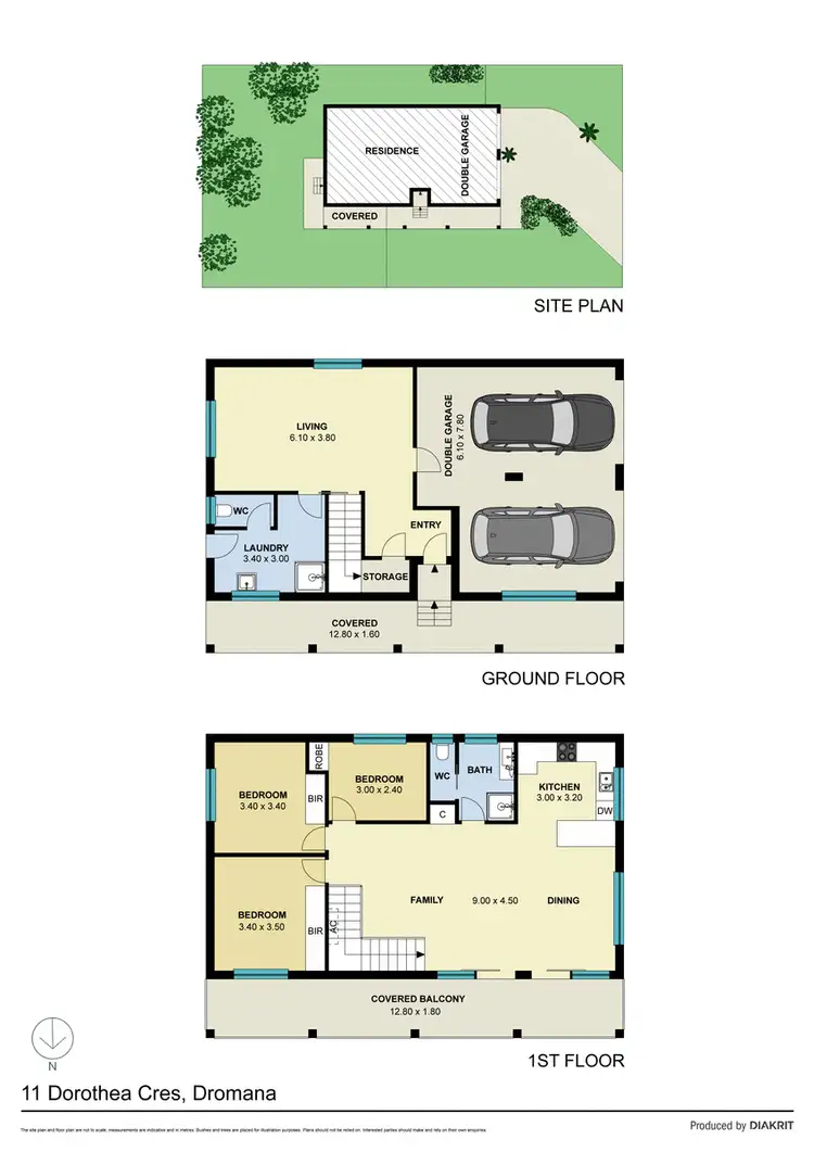 Floorplan of Homely house listing, 11 Dorothea Crescent, Dromana VIC 3936