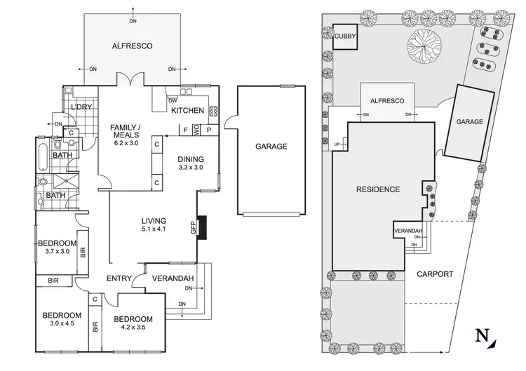Floorplan of Homely house listing, 8 Nirringa Avenue, Aspendale VIC 3195