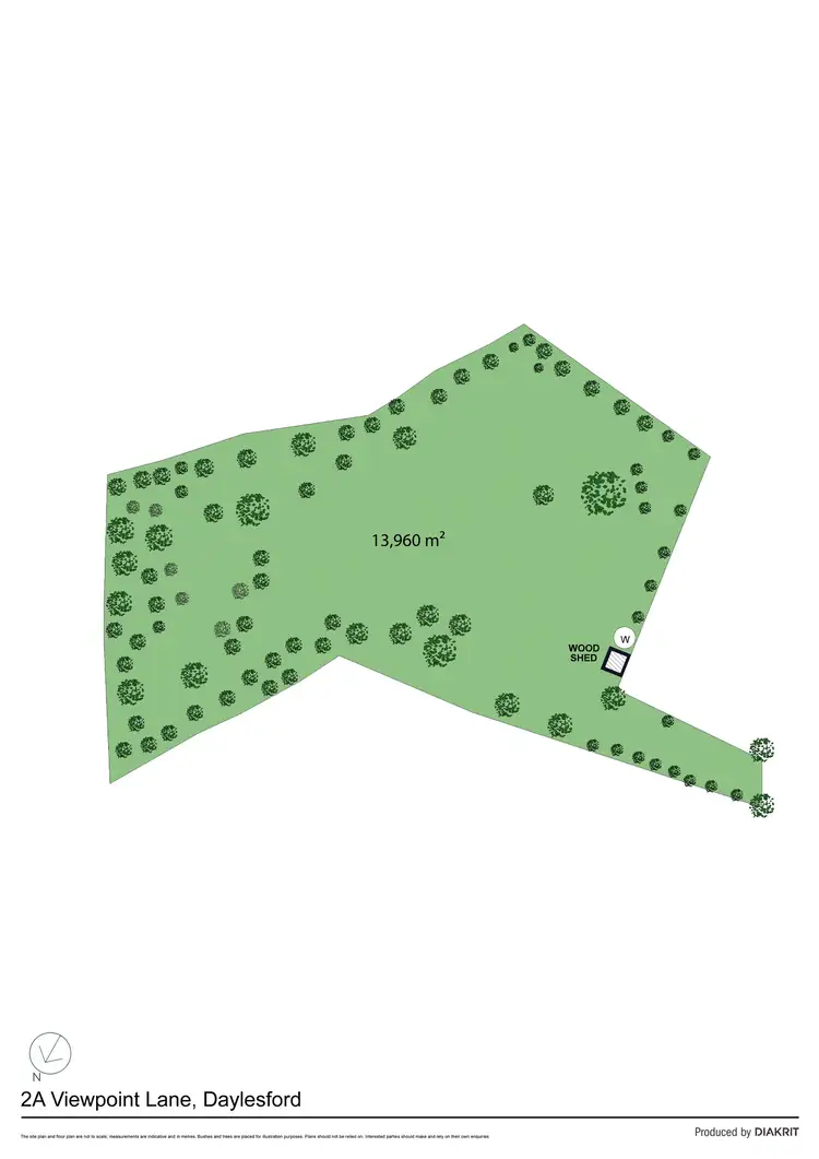Floorplan of Homely land listing, 2A Viewpoint Lane, Daylesford VIC 3460