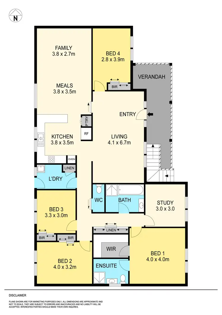Floorplan of Homely house listing, 54 Darriwell Drive, Mount Helen VIC 3350