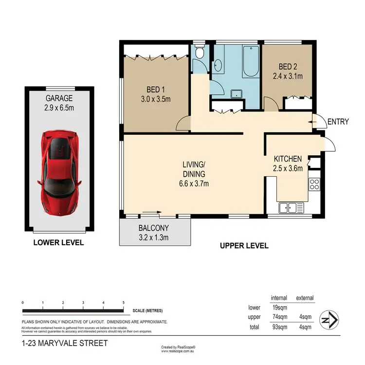 Floorplan of Homely unit listing, 1/23 Maryvale Street, Toowong QLD 4066