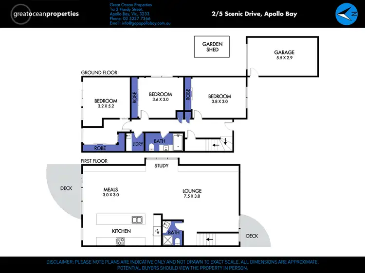 Floorplan of Homely house listing, 2/5 Scenic Drive, Apollo Bay VIC 3233