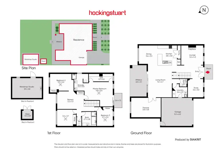 Floorplan of Homely house listing, 43 Serendip Crescent, Greenvale VIC 3059
