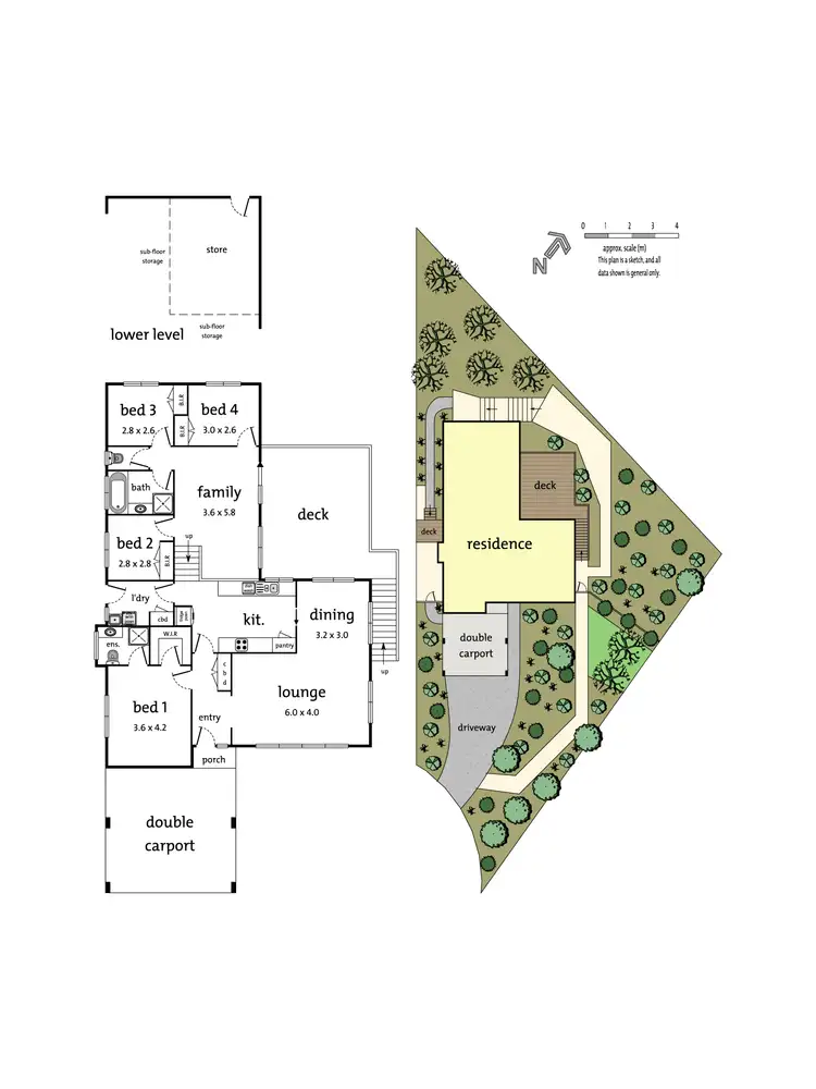 Floorplan of Homely house listing, 6 Jenkins Close, Ringwood North VIC 3134