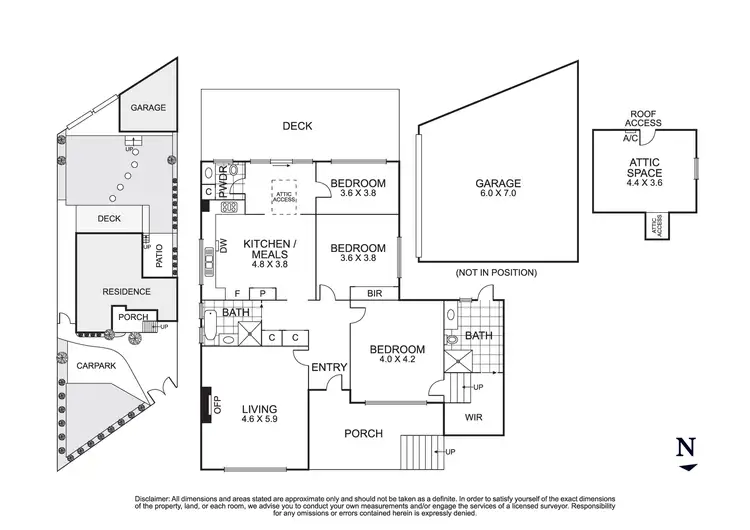 Floorplan of Homely house listing, 46 Templestowe Road, Bulleen VIC 3105