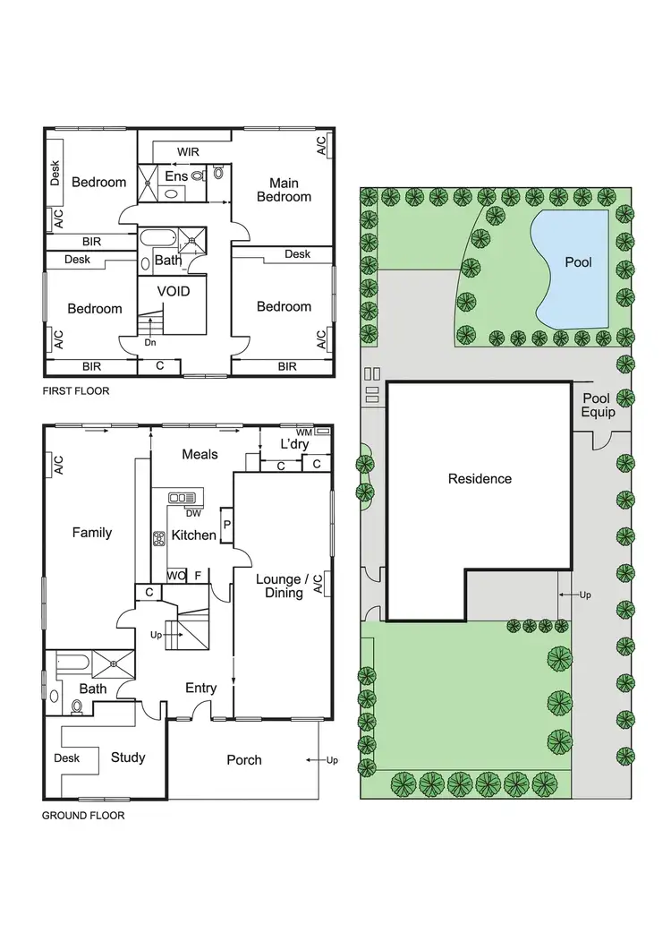 Floorplan of Homely house listing, 18 Kambea Grove, Caulfield North VIC 3161