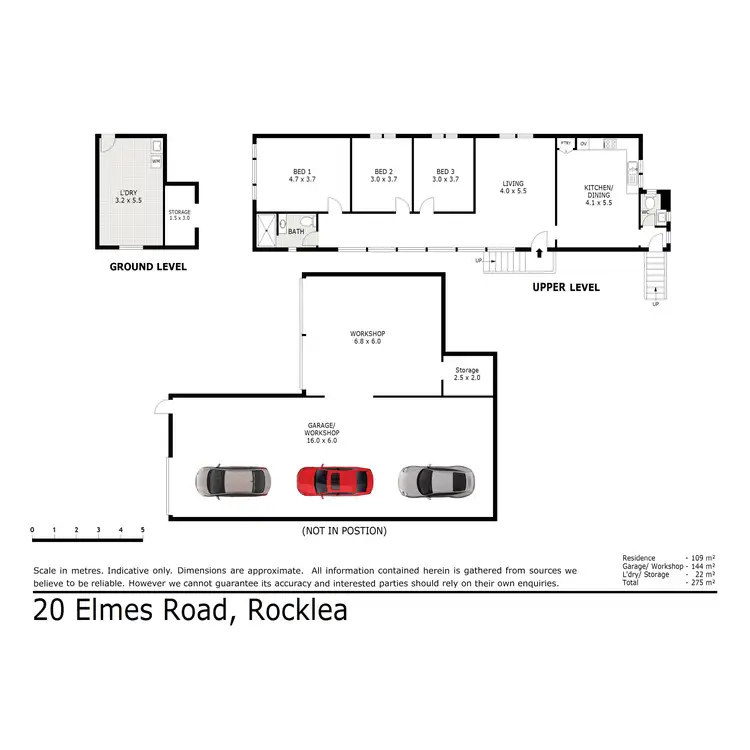 Floorplan of Homely house listing, 20 Elmes Road, Rocklea QLD 4106