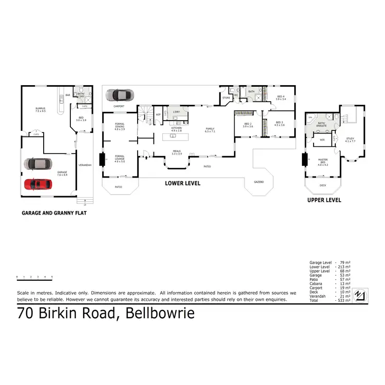 Floorplan of Homely rural property listing, 70 Birkin Road, Bellbowrie QLD 4070