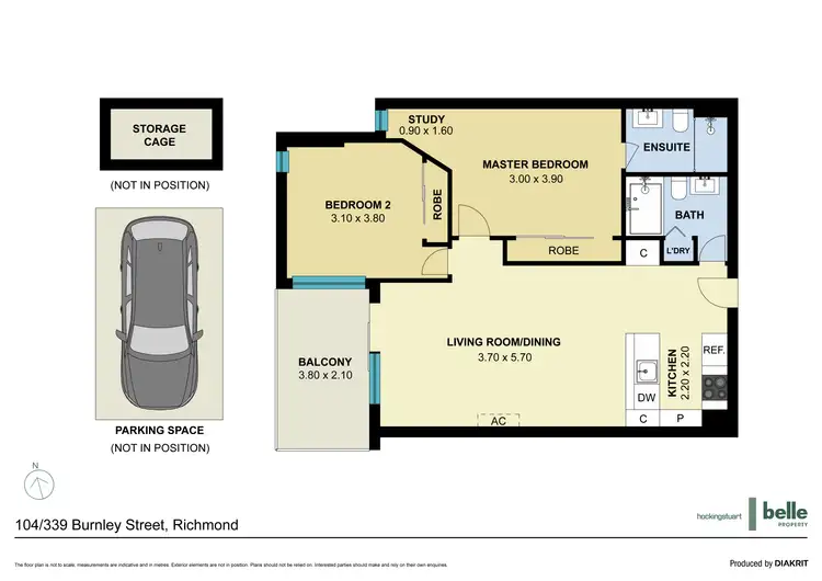 Floorplan of Homely apartment listing, 104/339 Burnley Street, Richmond VIC 3121