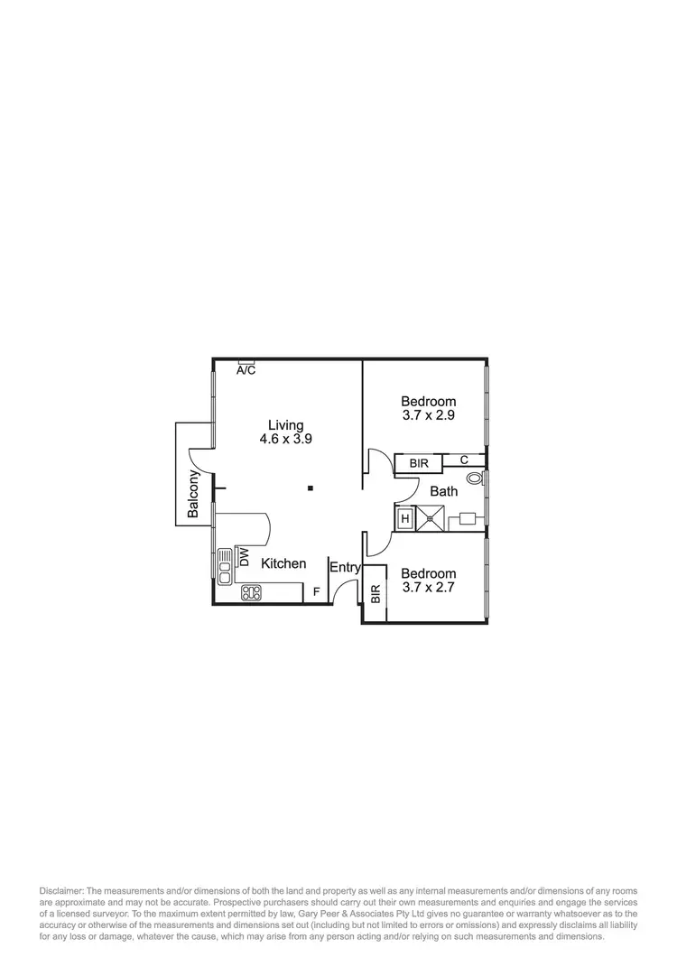 Floorplan of Homely apartment listing, 3/22 Avoca Avenue, Elwood VIC 3184