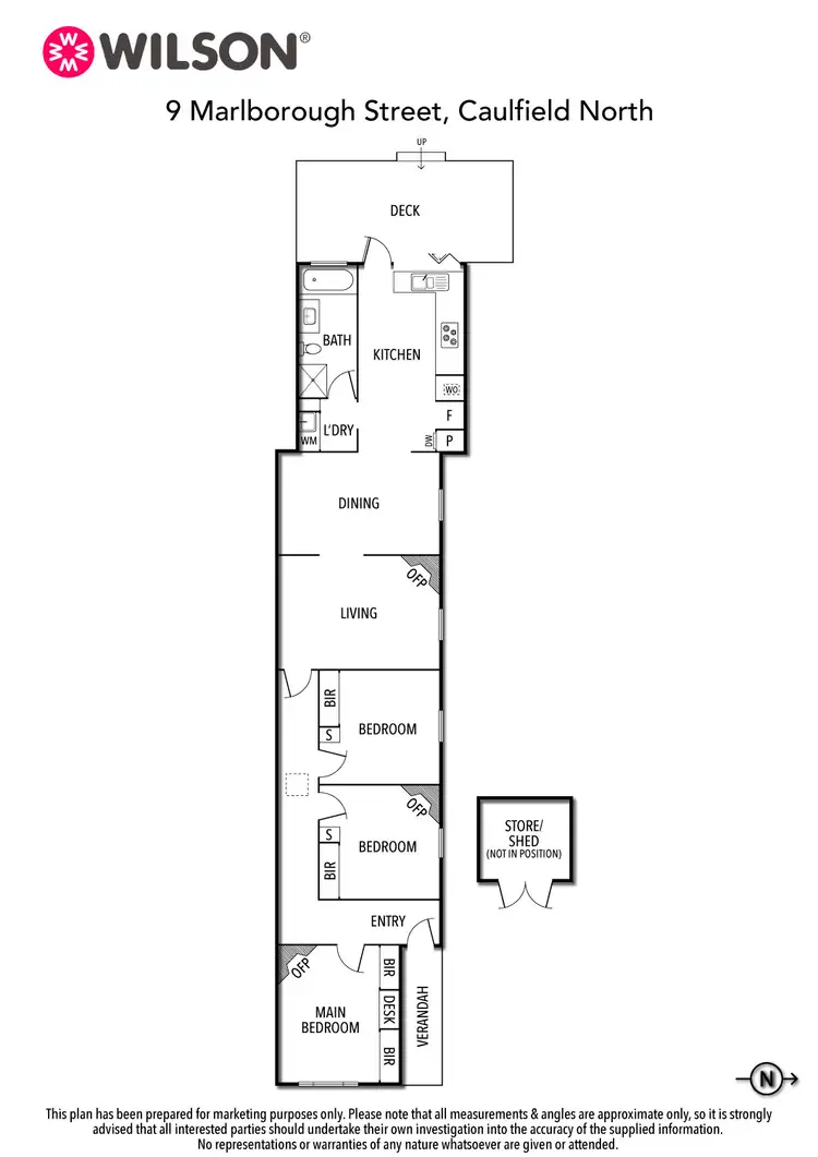 Floorplan of Homely house listing, 9 Marlborough Street, Caulfield North VIC 3161