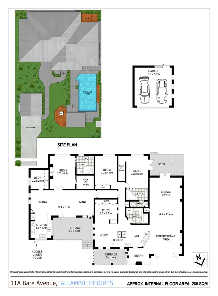 Floorplan of Homely house listing, 11A Bate Avenue, Allambie Heights NSW 2100