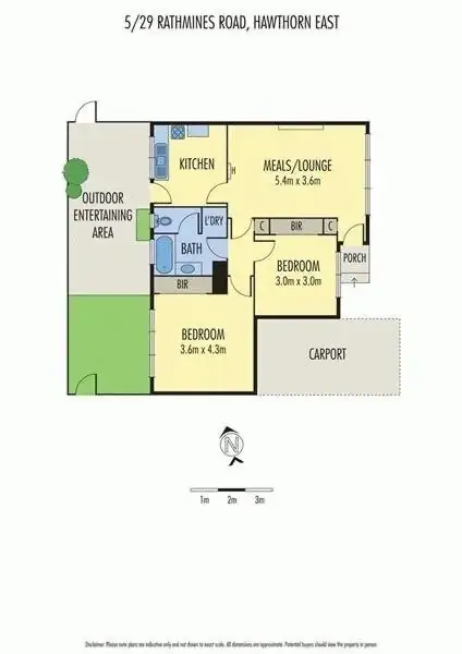 Floorplan of Homely unit listing, 5/29 Rathmines Road, Hawthorn East VIC 3123