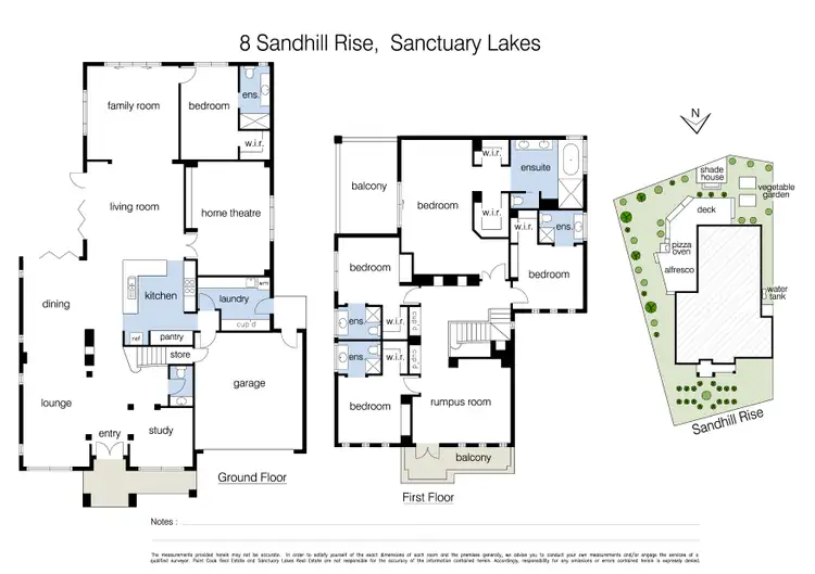 Floorplan of Homely house listing, 8 Sandhill Rise, Sanctuary Lakes VIC 3030