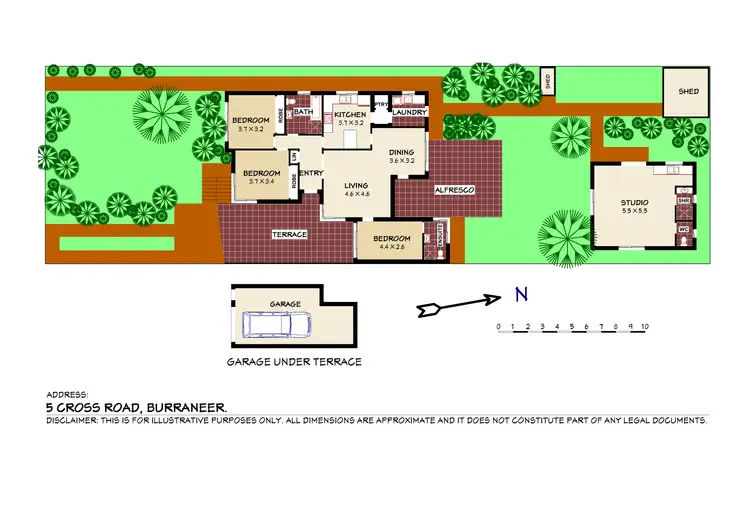 Floorplan of Homely house listing, 5 Cross Road, Burraneer NSW 2230
