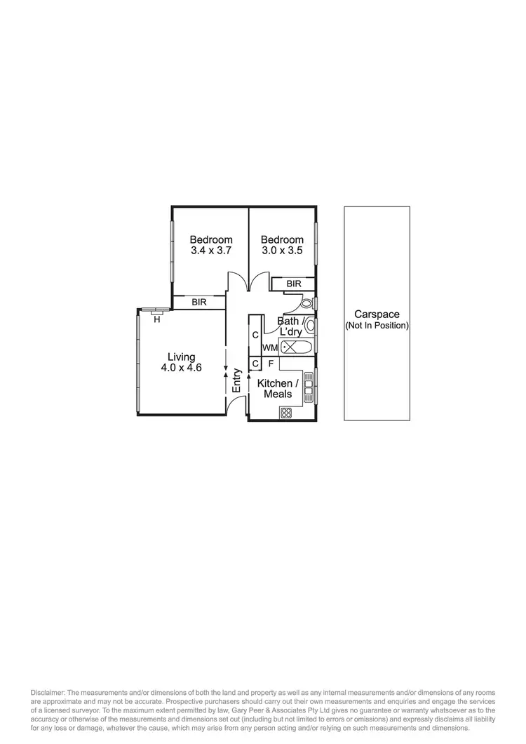 Floorplan of Homely apartment listing, 5/10 Crimea Street, Caulfield North VIC 3161