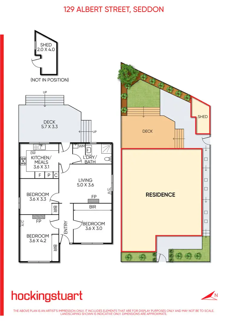 Floorplan of Homely house listing, 129 Albert Street, Seddon VIC 3011