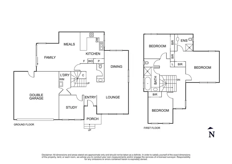 Floorplan of Homely townhouse listing, 1/73 Wood Street, Templestowe VIC 3106